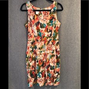 Oscar de la Renta, floral dress, size 4
